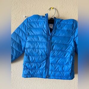 GAP Kids Vibrant Blue Puffer Coat